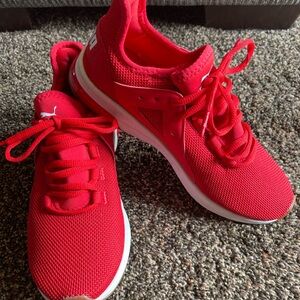 PUMA Red Athletic Sneakers